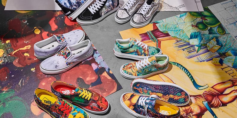 Vans off the hot sale wall print shoe