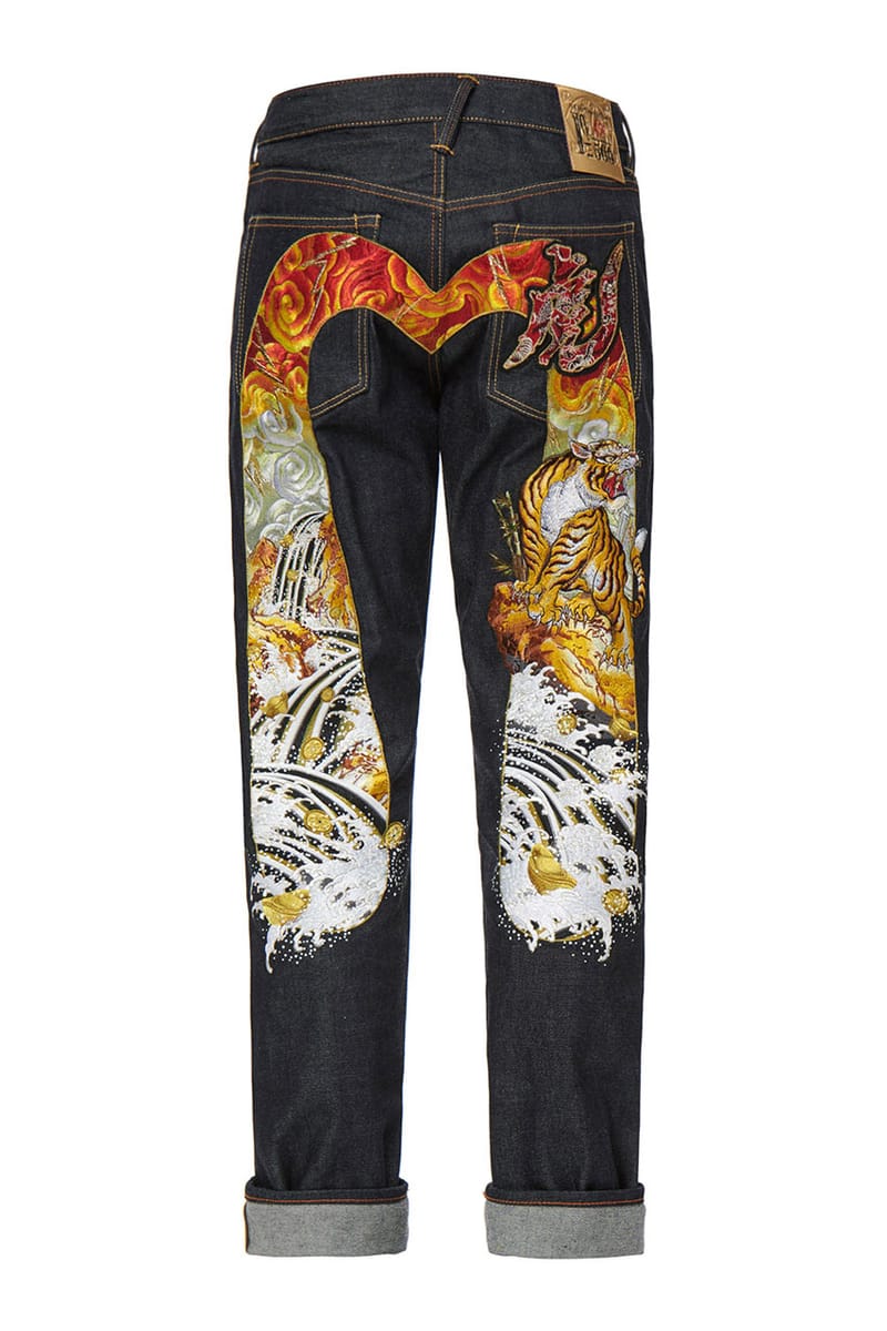 Evisu tiger sale jeans