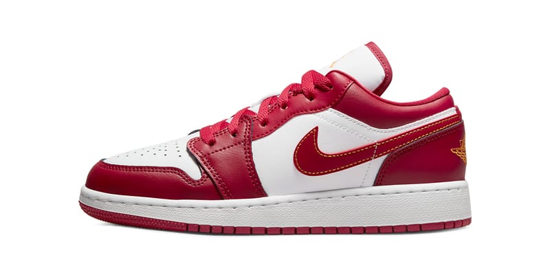 Nike air jordan low on sale red