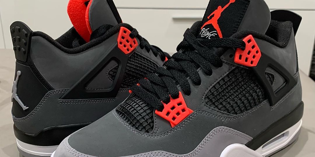 Ранний взгляд на Air Jordan 4 «Infrared 23»