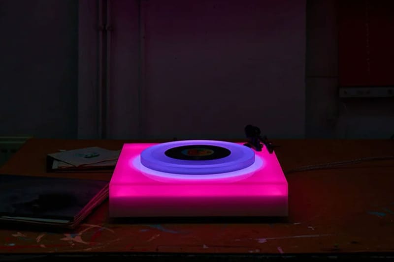 Brian Eno Color Changing LED Turntable Hypebeast