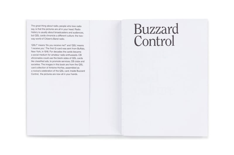 Antwan Horfee Buzzard Control Art Book TOPSAFE | Hypebeast