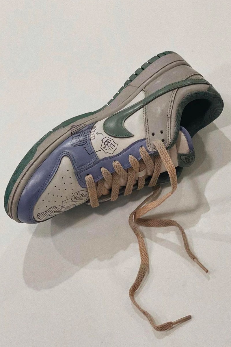 Andrew Chiou Daniel Arsham-Inspired Custom Nike Dunk Lows | Hypebeast
