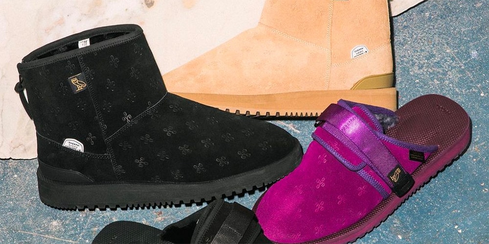 OVO от Drake добавляет роскошную замшу к сандалиям Suicoke Zavo и средним ботинкам M2AB