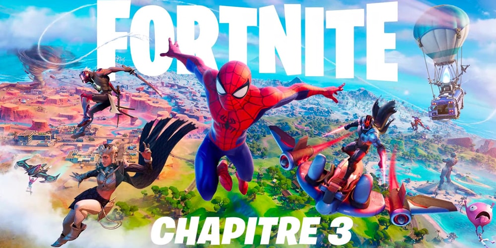«Fortnite» представляет новую карту, оружие, а также персонажей «Человека-паука» и «Скалы» для главы 3 первого сезона