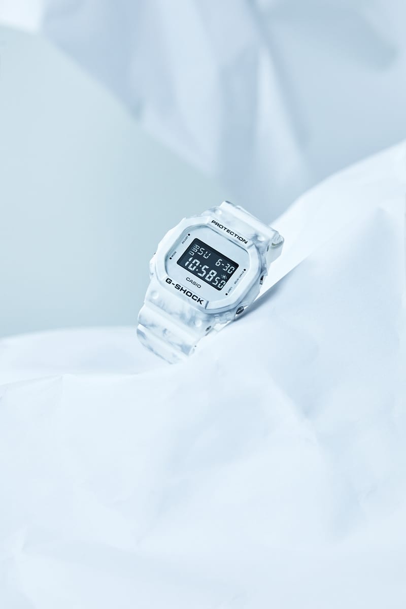 G SHOCK Grunge Snow Camouflage Series Lookbook Hypebeast