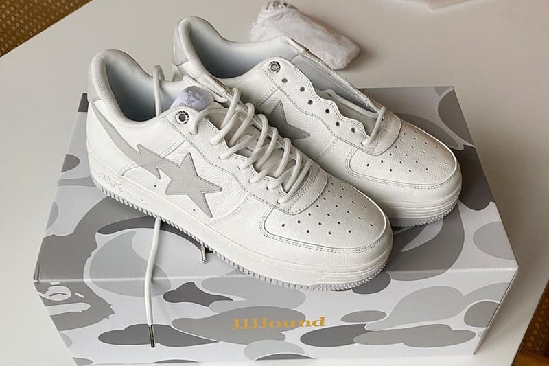 Bapesta white deals