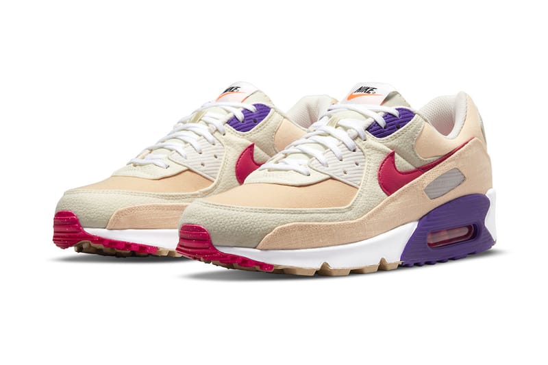 nike air max 90 sesame/coconut milk/phantom/rush pink