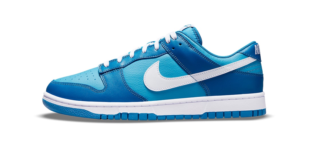 Официальные изображения Nike Dunk Low «Dark Marina Blue»