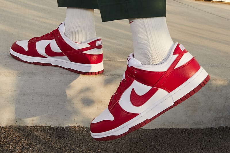 Nike Makes Sustainable Dunk Low University Red | Hypebeast