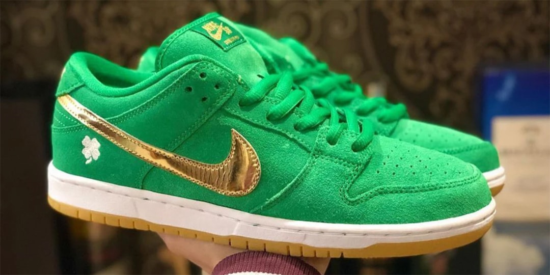 Ранний взгляд на кроссовки Nike SB Dunk Low «День Святого Патрика»