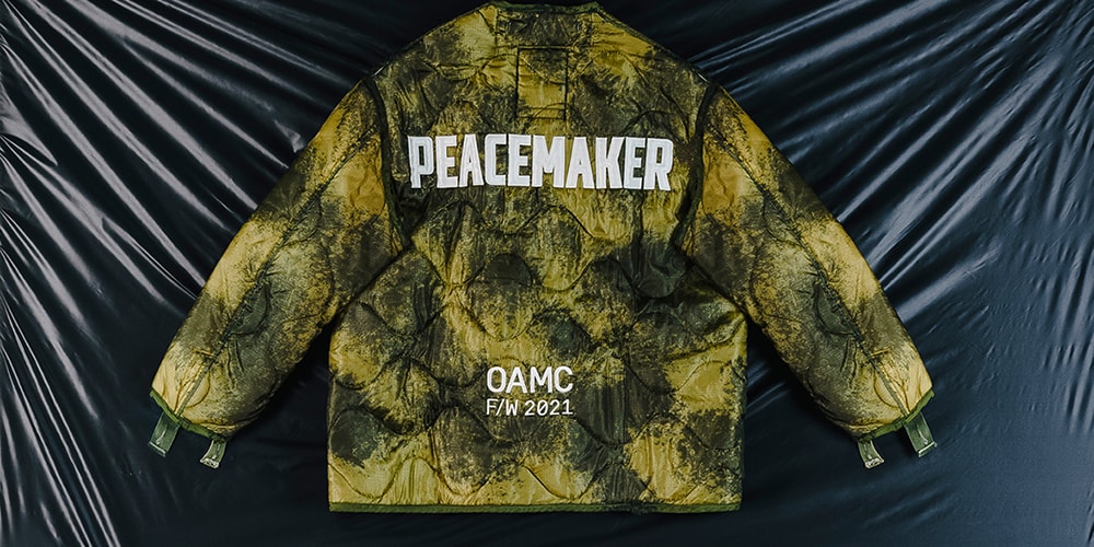 OAMC выпускает ограниченную серию подкладочных курток Clouded Peacemaker для сезона осень-зима 21