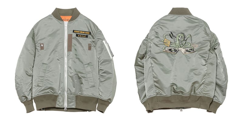 sacai × Ultimate Breaks&Beats ボンバージャケット