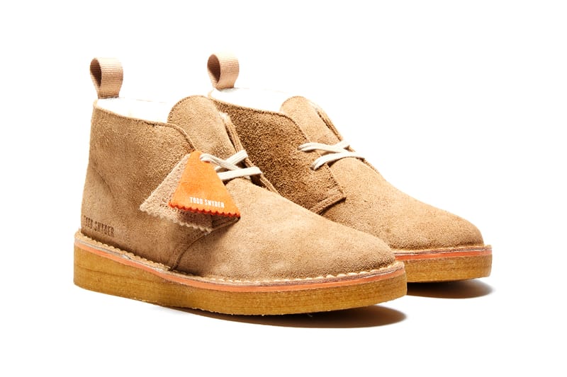 Todd snyder x clarks best sale originals kaleidoscopic red wallabee boot