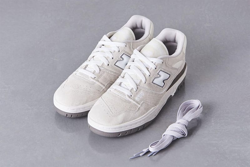 United Arrows Bespoke New Balance 550 Grey Ecru Release | Hypebeast