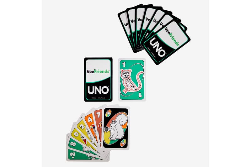 VeeFriends Uno Full good Standard Deck w/ Spectacular Sharing Squirrel