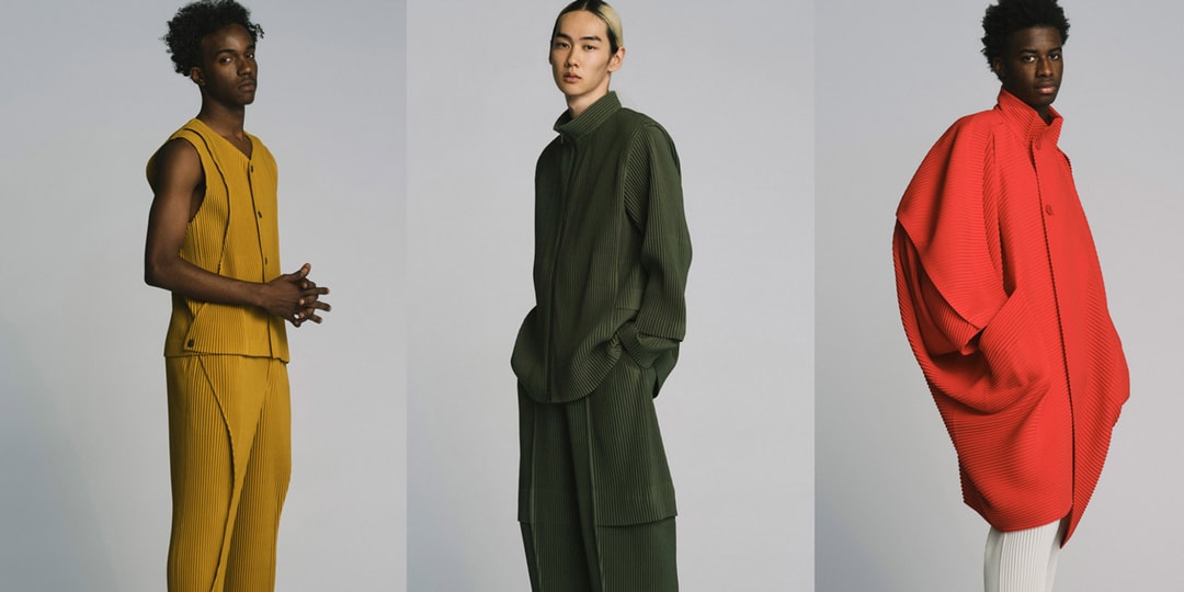 HOMME PLISSÉ ISSEY MIYAKE FW22 поднимает скульптурный дизайн