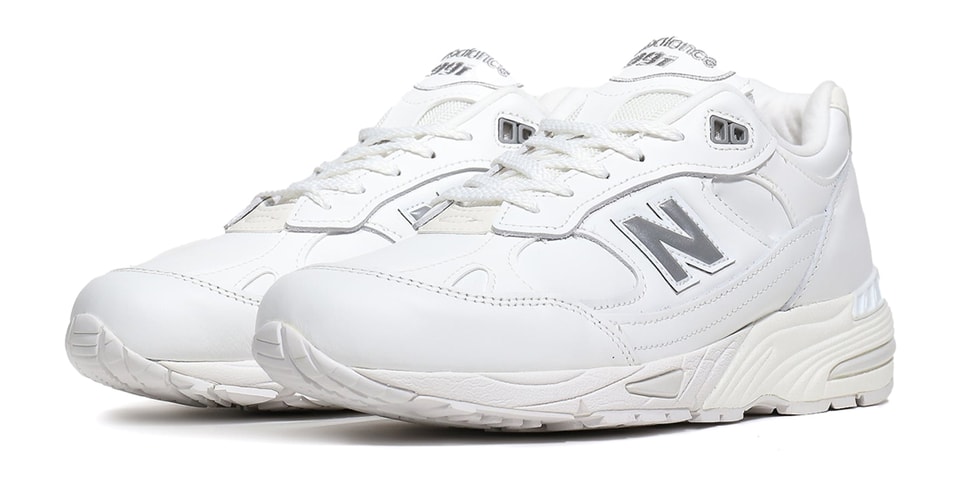 New Balance All-White Leather M991TW ABZORB | HYPEBEAST