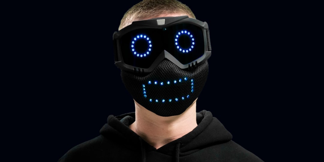 Qudi разработал светодиодную маску для лица, которая показывает эмоции пользователя