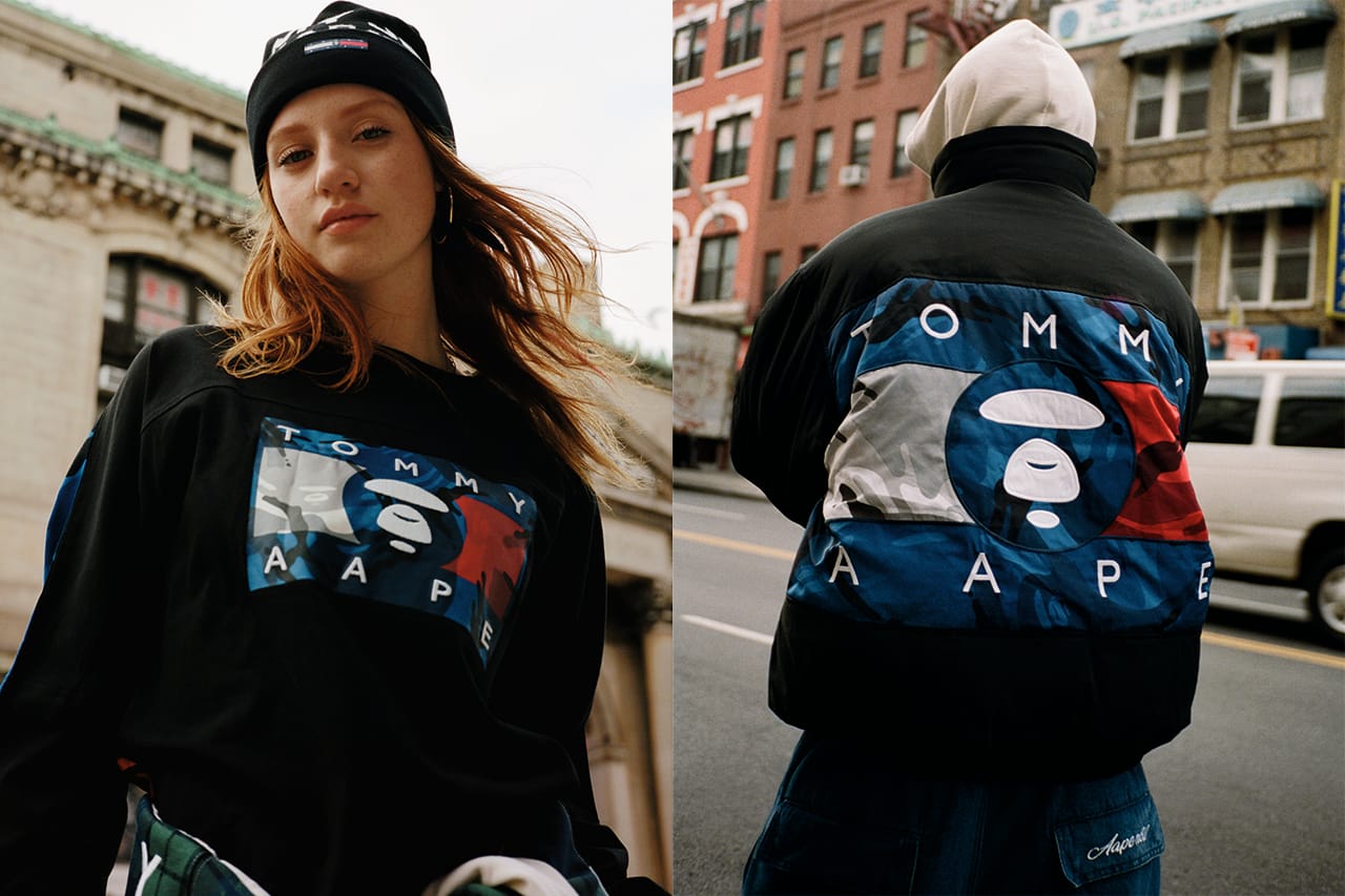 Tommy x AAPE Drops Streetwear Apparel Collection | HYPEBEAST