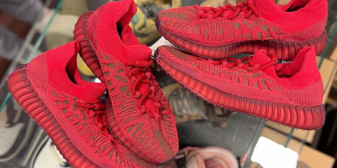 Еще один взгляд на adidas YEEZY BOOST 350 V2 CMPCT «Slate Red»