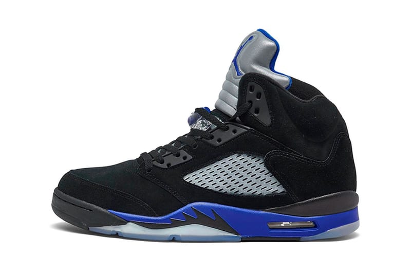 All blue shop jordans 5