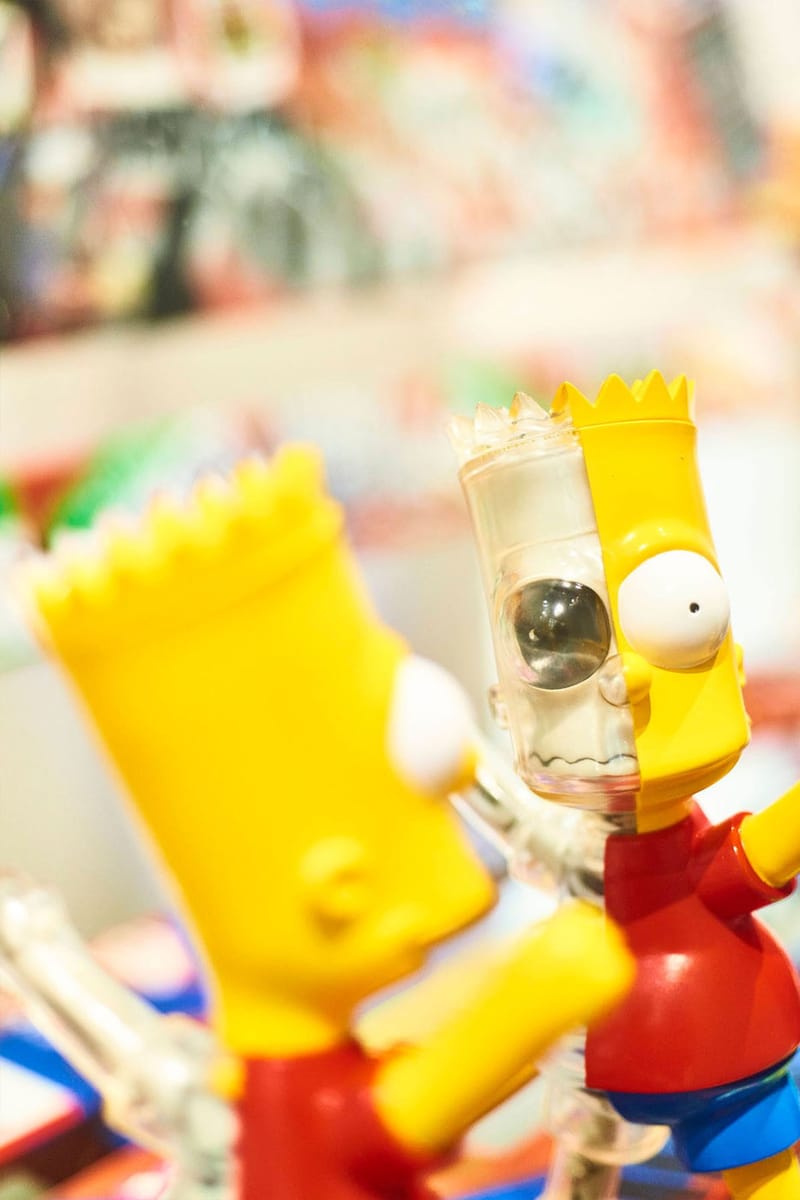 atmos x SECRET BASE x The Simpsons X-Ray Bart Figure | Hypebeast