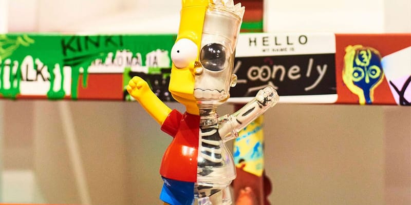 atmos x SECRET BASE x The Simpsons X-Ray Bart Figure | Hypebeast