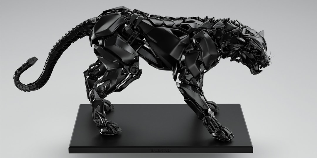 Новейший «объект» Balenciaga — механическая скульптура тигра