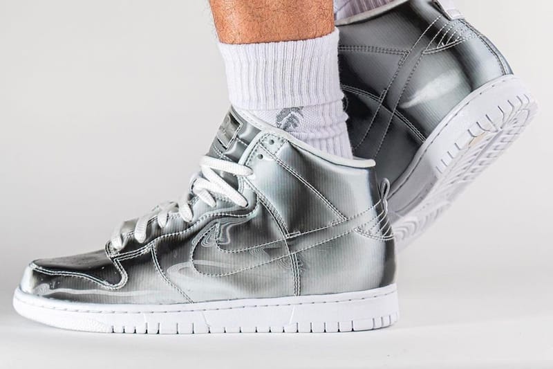 CLOT x Nike Dunk High On-Foot | Hypebeast