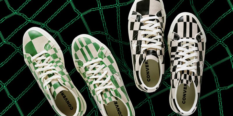 Converse deals checkerboard shoes