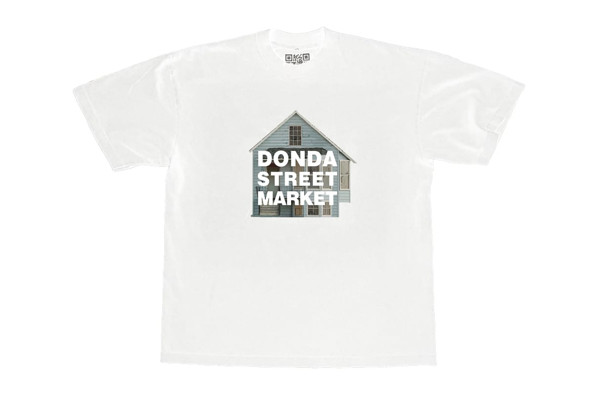 注目の福袋！ Kanye West Donda Street Market Tee 半袖 M Tシャツ