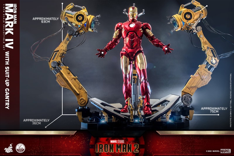 Hot Toys Iron Man & Gantry 1/4 Scale Collectible Hypebeast