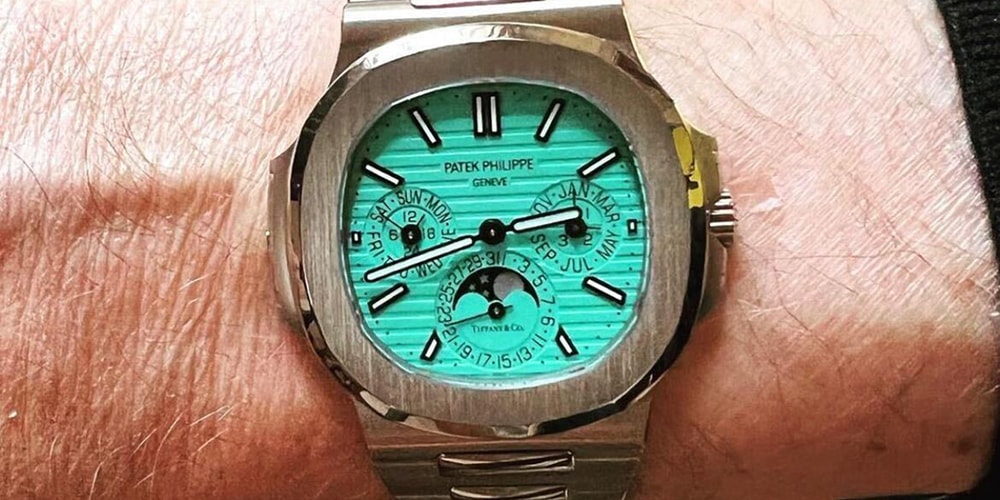 Проверка запястья: Бернар Арно носит уникальные часы Tiffany Blue Patek Philippe 5740