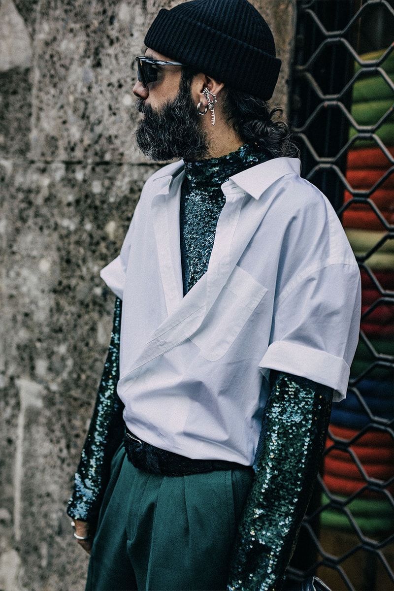 Milan Men's Fashion Week FW22 Street Style Looks | Hypebeast