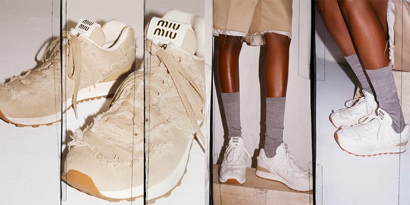 Miu Miu's New Balance 574 Collab Is Finally Here | Hypebeast