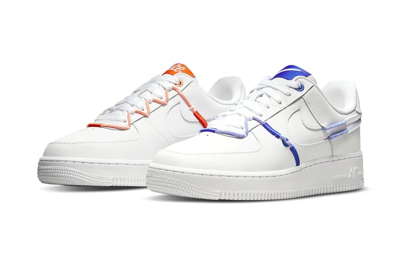 Nike air clearance force white orange