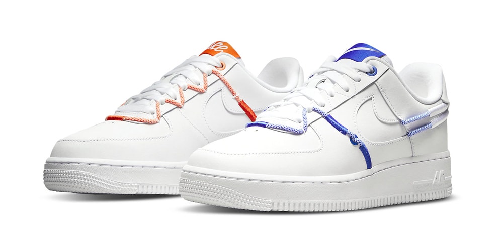 Nike добавляет несовпадающие детали шнуровки к Air Force 1 Low LX