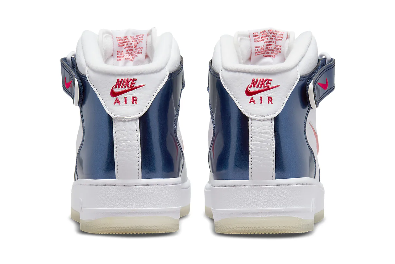 Nike air force 1 hot sale with strap on back