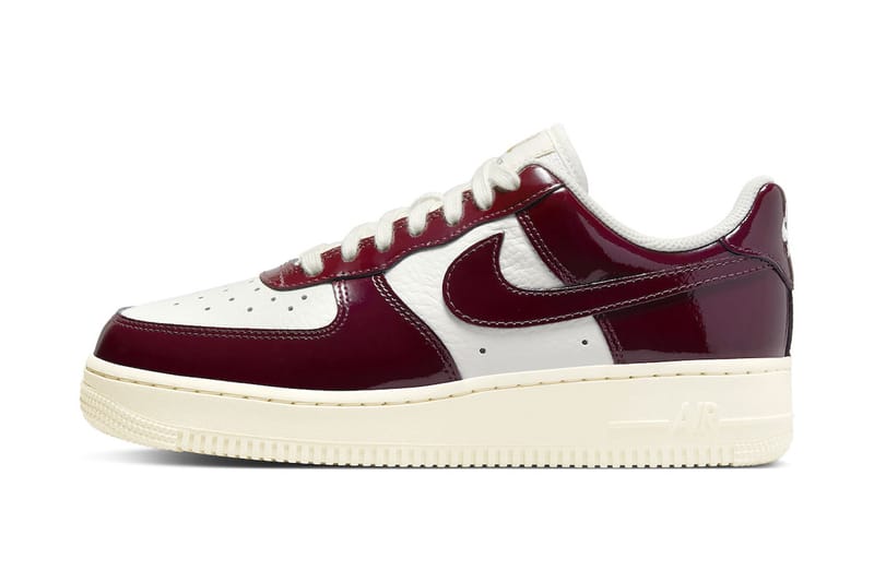 nike air force 1 mens burgundy