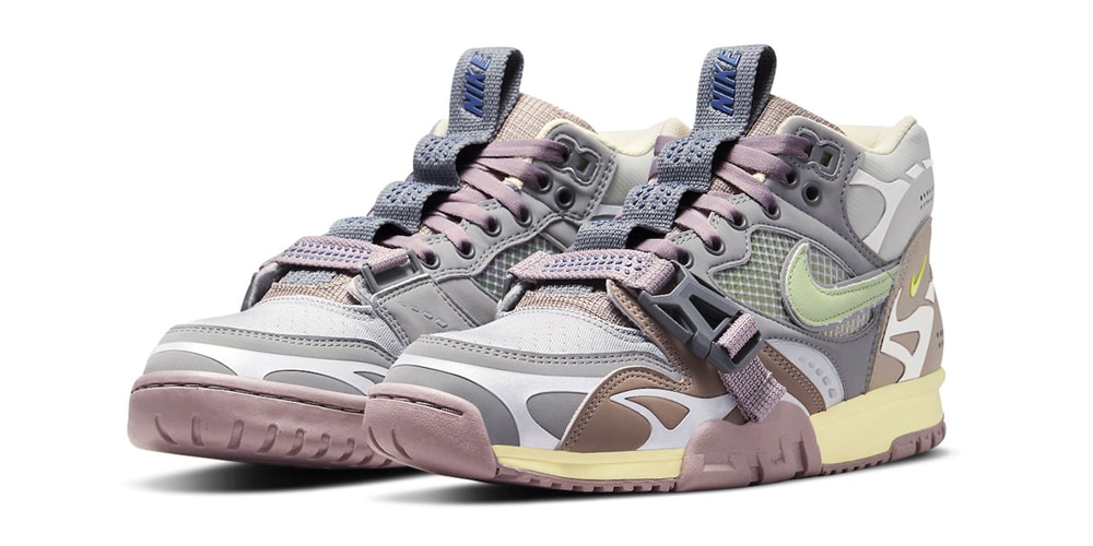 Официальный взгляд на кроссовки Nike Air Trainer 1 Utility «Light Smoke Grey» и «Dark Smoke Grey»