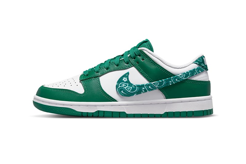 Nike Dunk Low Green Paisley DH4401-102 Release Date | Hypebeast