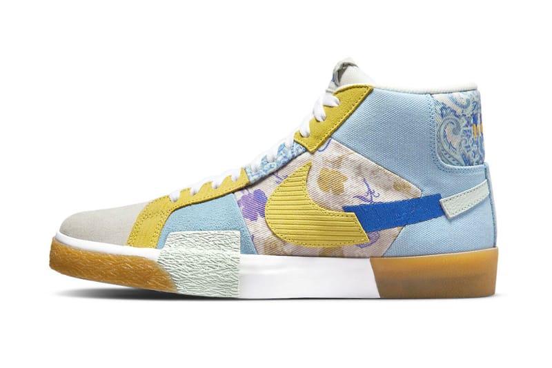 blue blazers with flowers nike