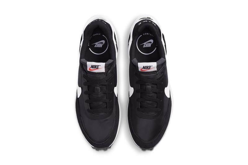 Good NIKE WAFFLE DEBUT BLACK/WHITE (DH9522 001) SIZE MENS 7.5 -WMNS 9