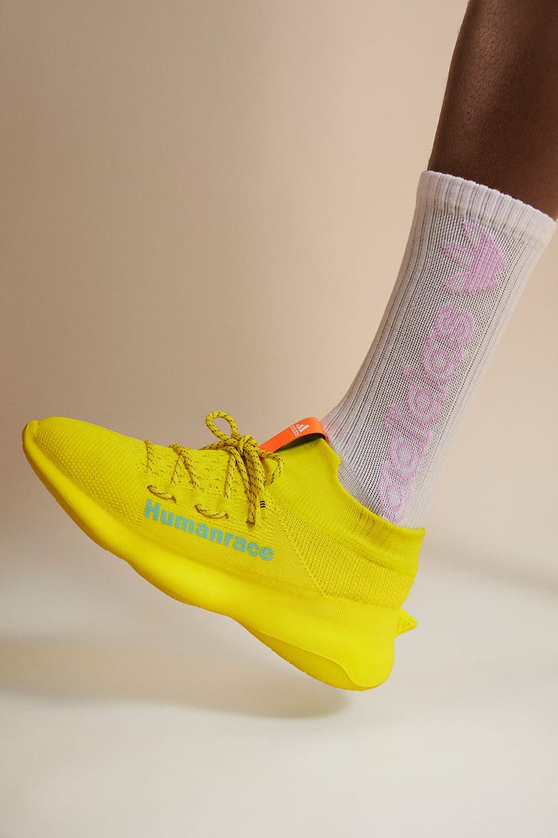 Adidas yeezy outlet human race yellow