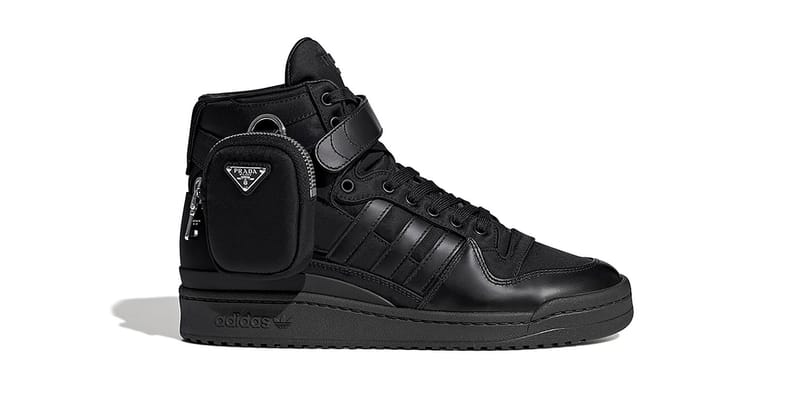 Prada adidas Forum Hi Low Black White Release Date | Hypebeast