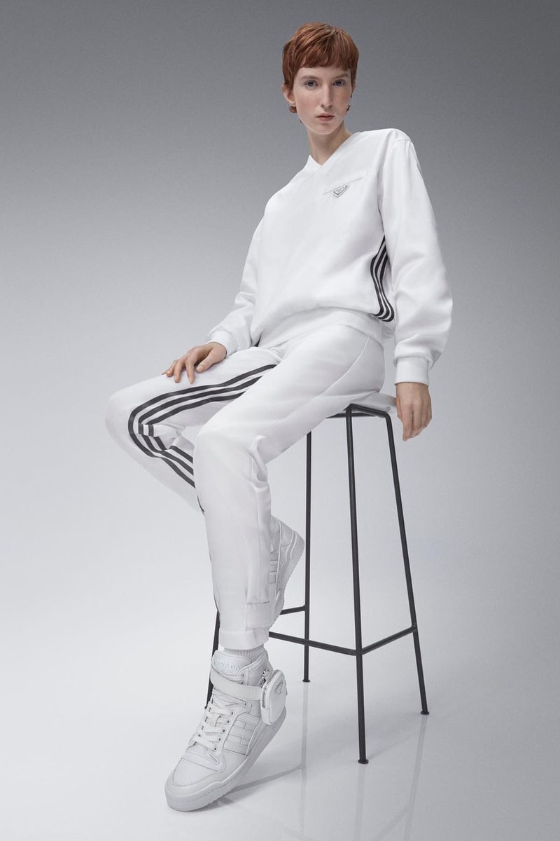 Prada tracksuit white hot sale