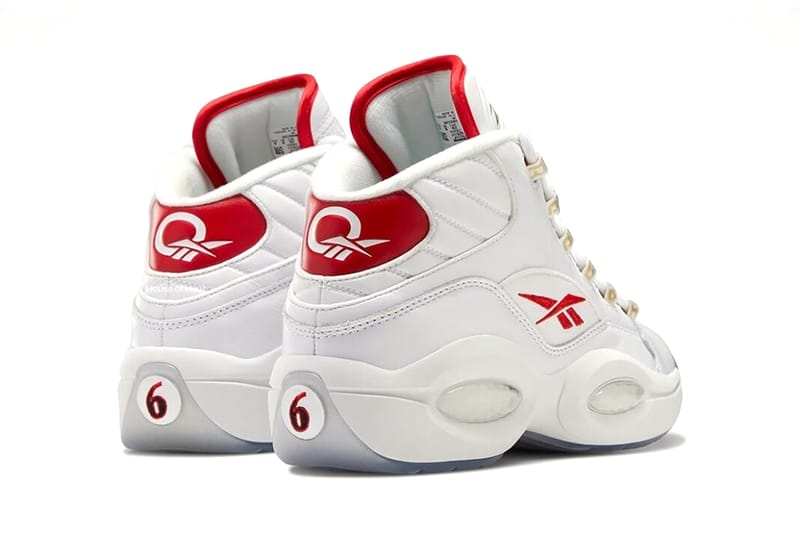 Reebok question sale white red