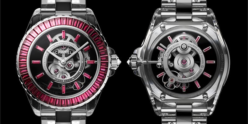 Chanel skeleton clearance watch price