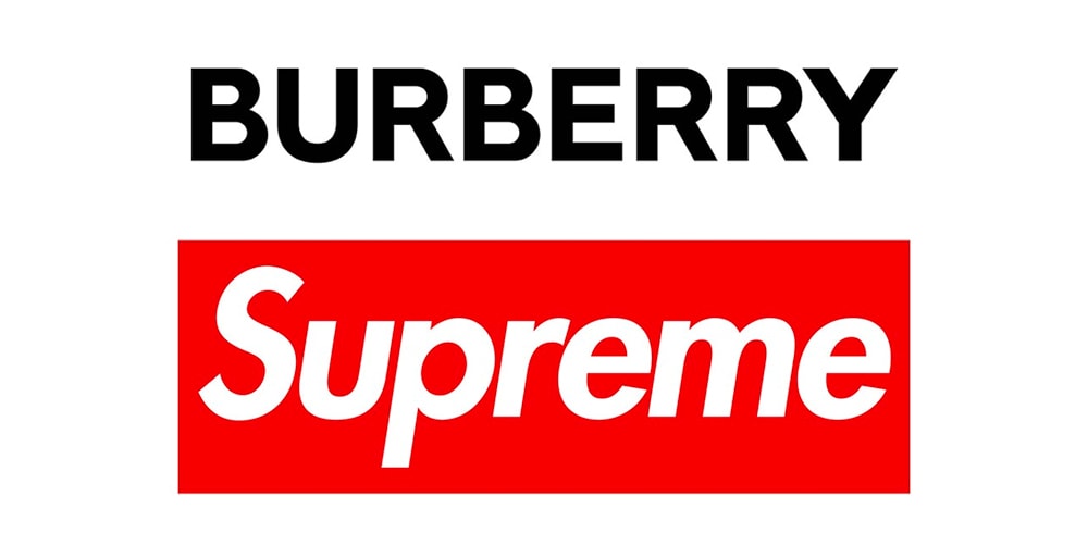 Слухи о совместной поверхности Supreme x Burberry SS22